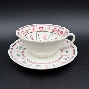 The Cup Of Destiny Tea Leaf Readings Fortune Telling Cup Saucer Book Jane Lyle